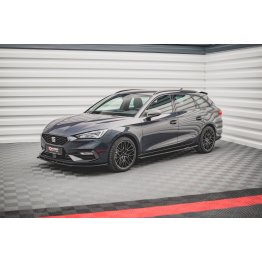 Накладки сплиттеры на пороги на Seat Leon IV FR